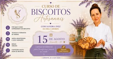 Curso de Biscoitos Artesanais - Joinville em Joinville