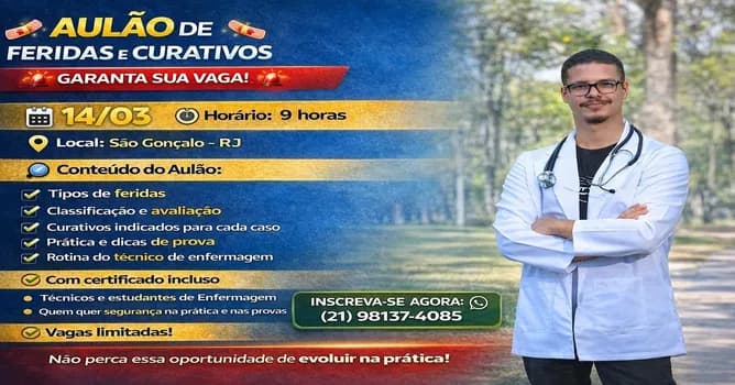 Imagem do Curso de feridas e curativos