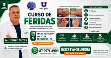 Curso de Feridas e Curativos em Arcoverde