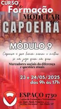 CURSO DE FORMAÇÃO MODULAR EM CAPOEIRA - MÓDULO 9 em São Paulo