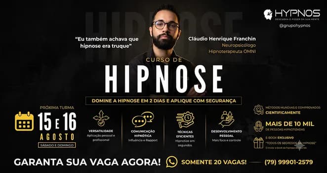 Imagem do CURSO DE HIPNOSE - HYPNOS