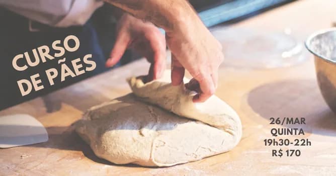 Imagem do Curso de Pães - 26/março