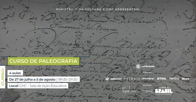 Imagem do Curso de Paleografia