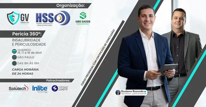 Imagem do Curso de perícia 360º Presencial em São Paulo
