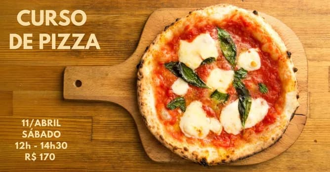 Imagem do Curso de Pizzas - 11/abril