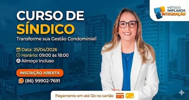 Imagem do CURSO DE SÍNDICO _ MÉTODO IMPLANTA