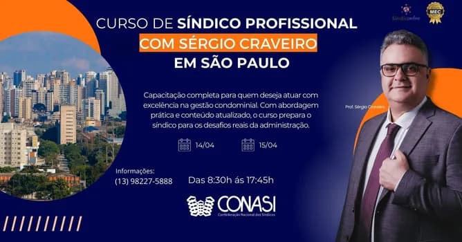 Imagem do Curso de Síndico Profissional - São Paulo/SP