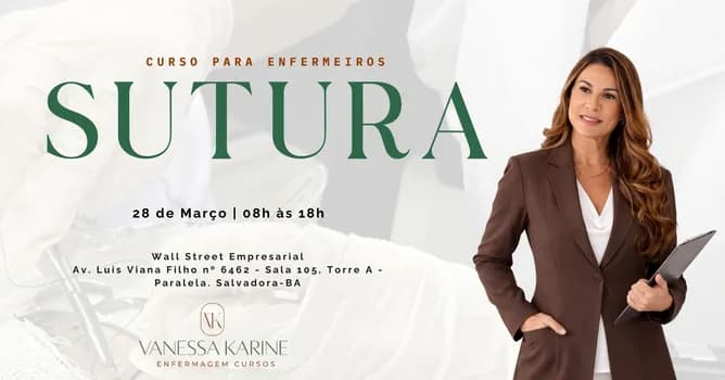 Imagem do CURSO DE SUTURA PARA ENFERMEIROS