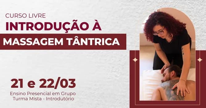 Imagem do Curso Livre Massagem Tântrica - com Manisha Gaya