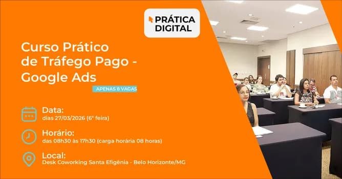 Imagem do Curso Prática de Tráfego Pago - Google Ads