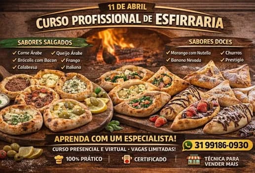 Imagem do CURSO PROFISSIONAL DE ESFIRRARIA