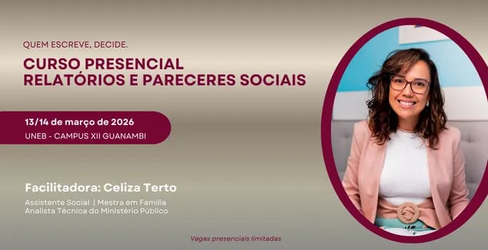Imagem do CURSO RELATÓRIO E PARECER EM SERVIÇO SOCIAL