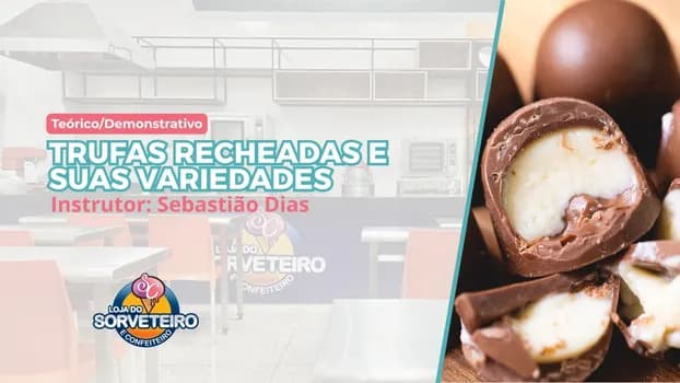Imagem do CURSO TRUFAS RECHEADAS E SUAS VARIEDADES