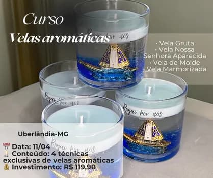 Imagem do Cursos velas aromáticas criativas