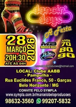 Imagem do DANCIN' DAYS, A FESTA!  ANOS 70 80 90