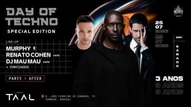 DAY OF TECHNO 3 YEARS em Barueri