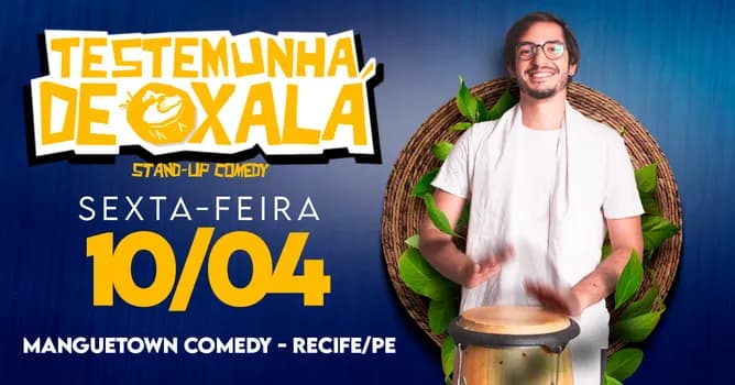 Imagem do DECO MACHADO - TESTEMUNHA DE OXALÁ (stand-up comedy)