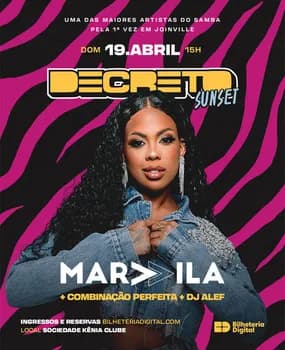 Decreto Joinville - Show Nacional Marvvila em Joinville