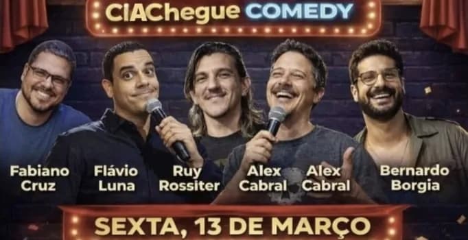 Imagem do DEGUSTAÇÃO DE HUMOR TIJUCA NO CIAChegue Comedy
