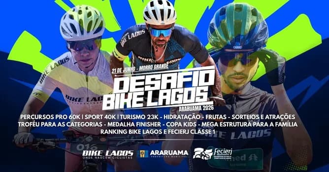 Imagem do DESAFIO BIKE LAGOS - ARARUAMA 2026