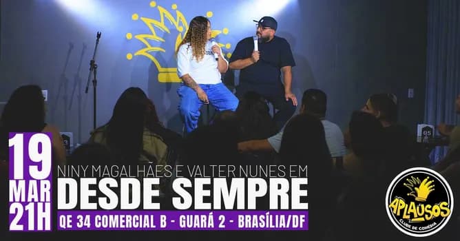 Imagem do Desde Sempre - com Niny Magalhães e Valter Nunes
