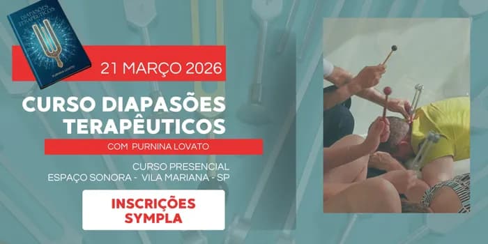 Imagem do Diapasões Terapêuticos Presencial - 5ª edição - 2026.