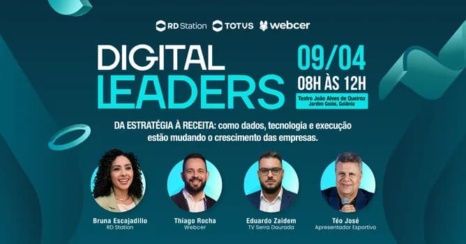 Imagem do Digital Leaders Goiânia 2026 | Webcer
