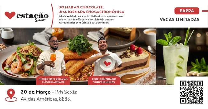 Imagem do Do Mar ao Chocolate: Uma Jornada Enogastronômica