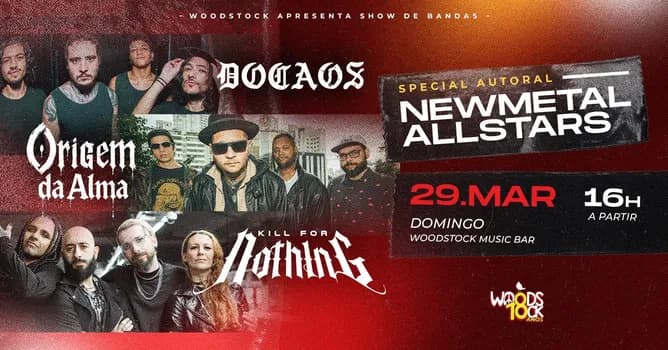 Imagem do DOCAOS + ORIGEM DA ALMA + KILL FOR NOTHING  no Woods