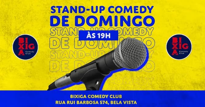 Imagem do Domingo do Standup às 19H no Bixiga Comedy