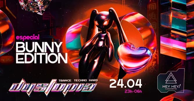 Imagem do Dystopia edição Bunny- TECHNO, HARD E TRANCE 24/04