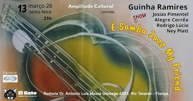 Imagem do É Samba Jazz My Friend -   Guinha Ramires e Banda