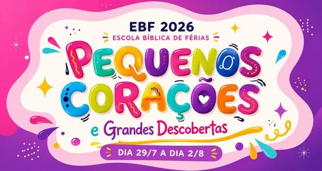 Imagem do EBF (Escola Bíblica de Férias)