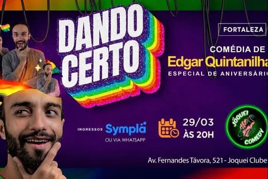 Imagem do Edgar Quintanilha - Stand up comedy em Fortaleza