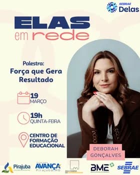 Imagem do Elas em Rede - Palestra: Força que Gera Resultado