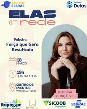 Imagem do Elas em Rede - Palestra: Força que Gera Resultado