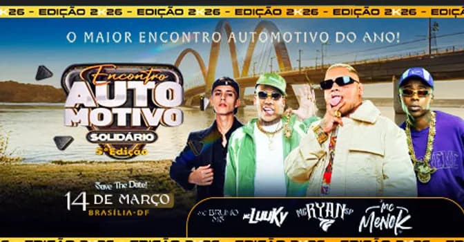 Imagem do Encontro Automotivo Solidário