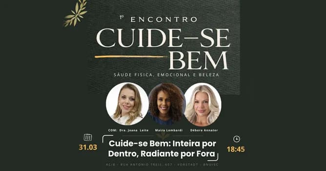 Imagem do Encontro Cuide-se Bem.