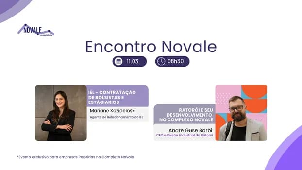 Imagem do Encontro Novale - edição março