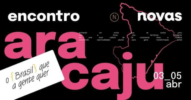 Imagem do Encontro {Novas} AJU - O Brasil Que A Gente Quer