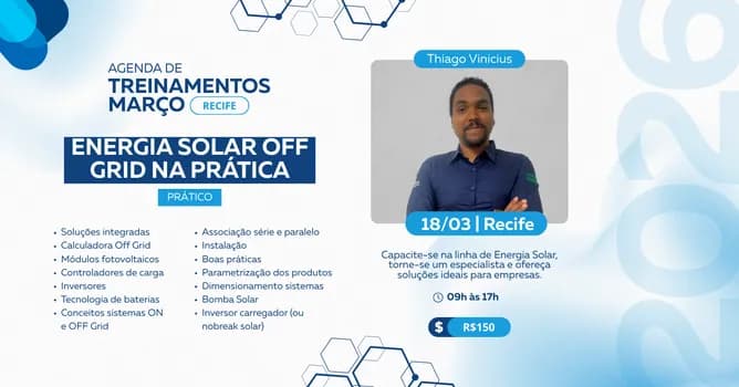 Imagem do ENERGIA SOLAR OFF GRID NA PRÁTICA