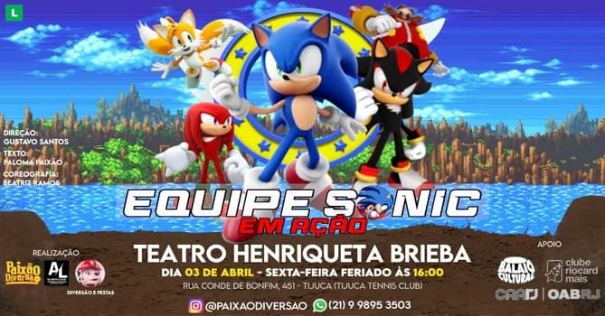 Imagem do Equipe Sonic /TIJUCA
