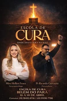 Imagem do ESCOLA DE CURA - BELÉM - PA 16 A 18 DE ABRIL