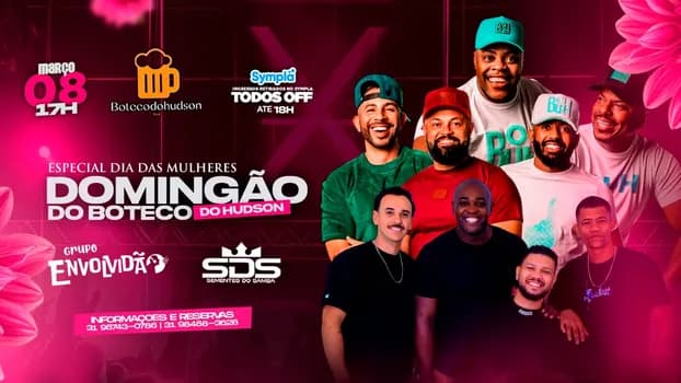 Imagem do ESPECIAL DIA DAS MULHERES  DOMINGÃO DO BOTECO