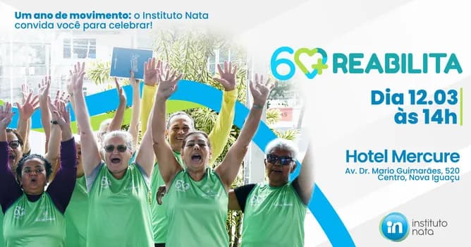Imagem do Evento de Culminância 60+ Reabilita