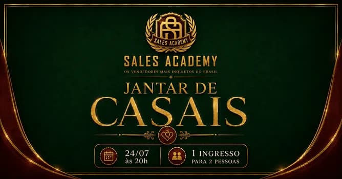 Imagem do Evento para casais ou duplas.