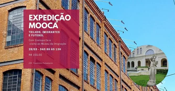 Imagem do Expedição Mooca: Trilhos, Imigrantes e Futebol