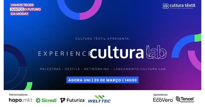 Imagem do Experience Cultura Lab por Cultura Têxtil