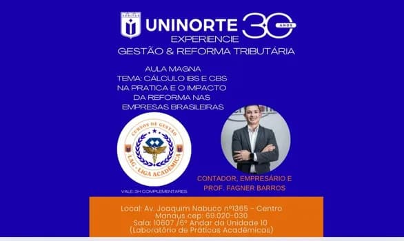 Imagem do EXPERIENCE  GESTÃO & REFORMA TRIBUTÁRIA