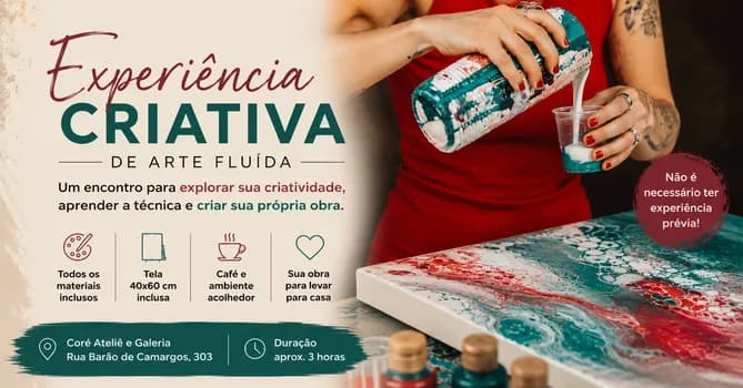 Imagem do Experiência Criativa de Arte Fluida